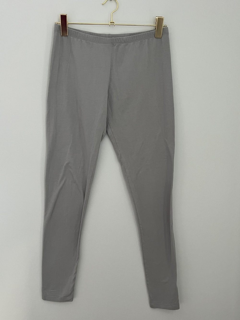 West Loop Women’s Grey Stretch Active Layering Leggings Minimalist Size S/M